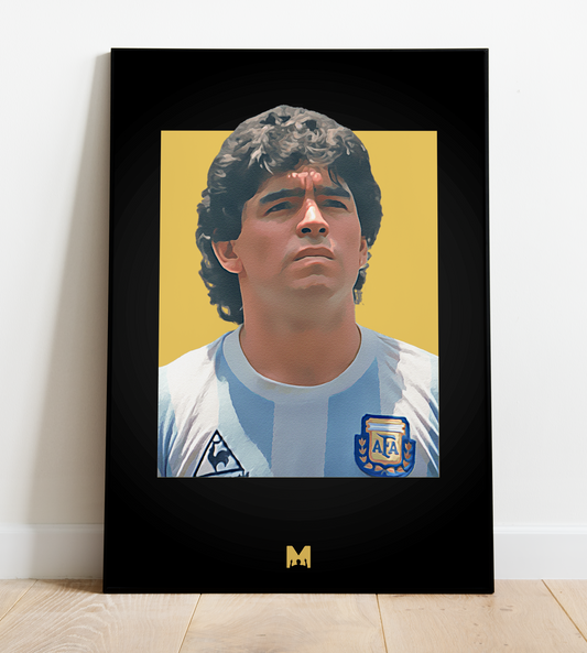 Diego Maradona Print (Blackout) - Diego - Argentina