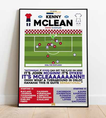 Kenny McLean Goal vs Norway - Euro 2024 Qualifiers - Scotland