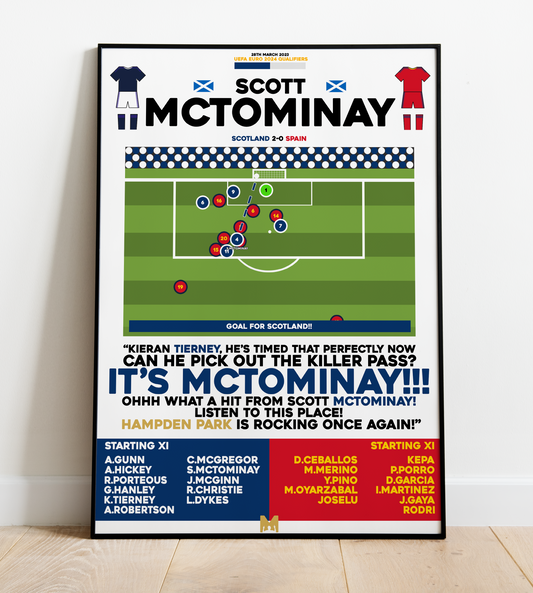 Scott Mctominay 2nd Goal vs Spain - Euro 2024 Qualifiers - Scotland