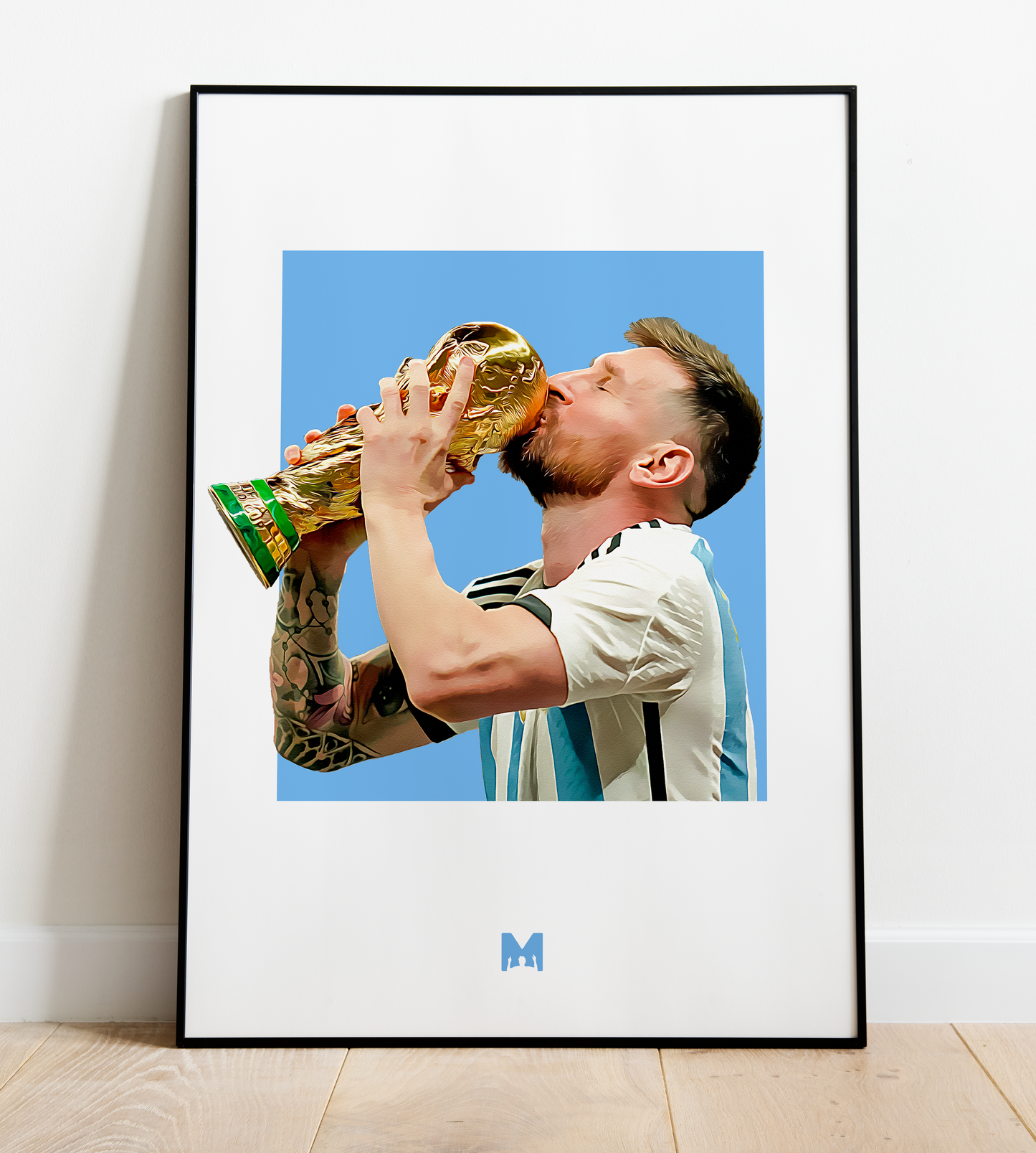 Lionel Messi Print - G.O.A.T - Argentina