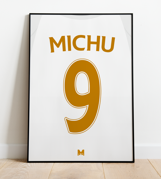 Michu Shirt Print - Home Shirt 2012/13 - Swansea City