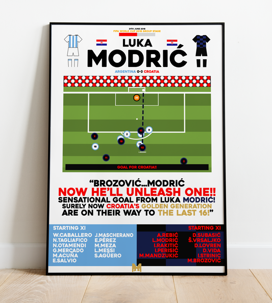 Luka Modrić Goal vs Argentina - FIFA World Cup 2018 - Croatia