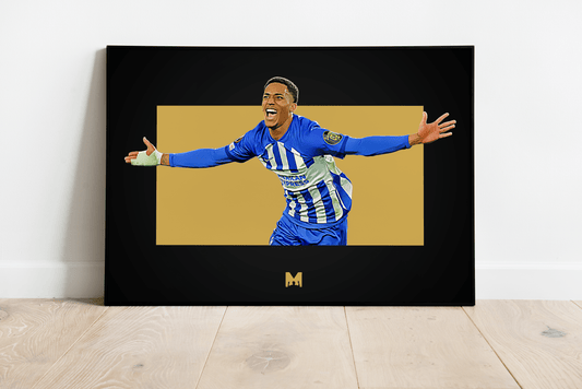 Joao Pedro Print (BLACKOUT) - The Summit - Brighton & Hove Albion