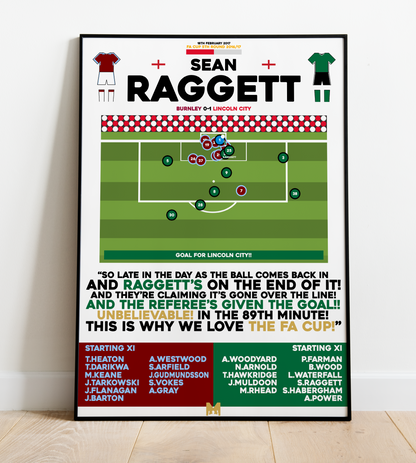 Sean Raggett Goal vs Burnley - FA Cup 2016/17 - Lincoln City