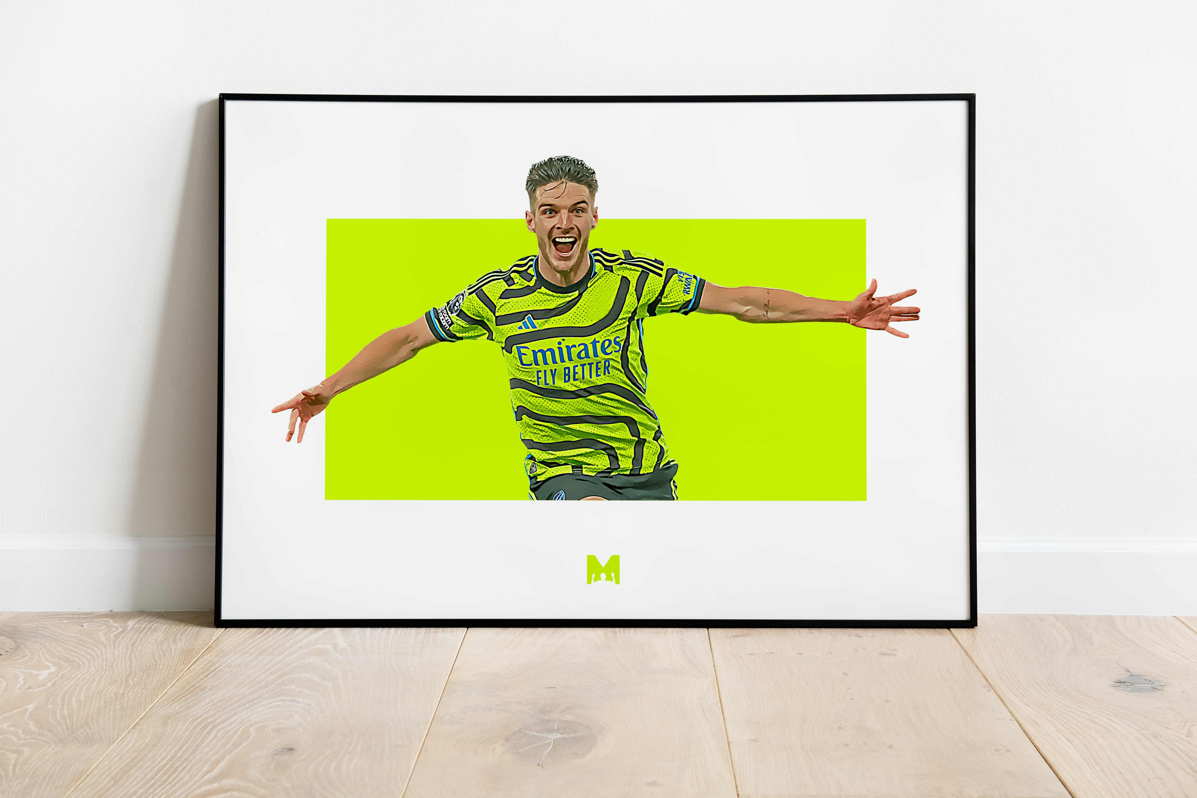 Arsenal Rice Rice Baby Declan Rice Print - Rice Rice Baby - Arsenal – MezzalaDesigns