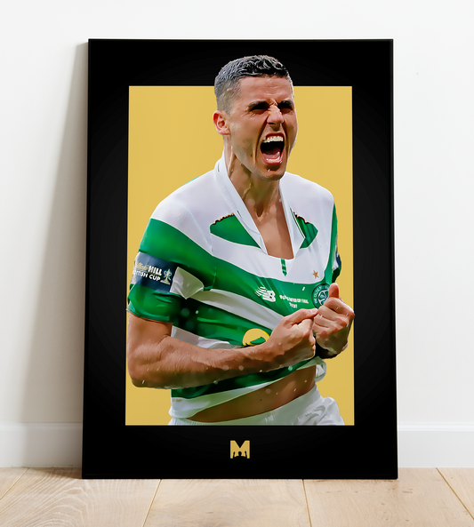 Tom Rogic Print (Blackout) - Invincible - Celtic