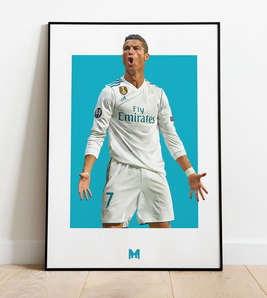 Cristiano Ronaldo Print - Galáctico - Real Madrid