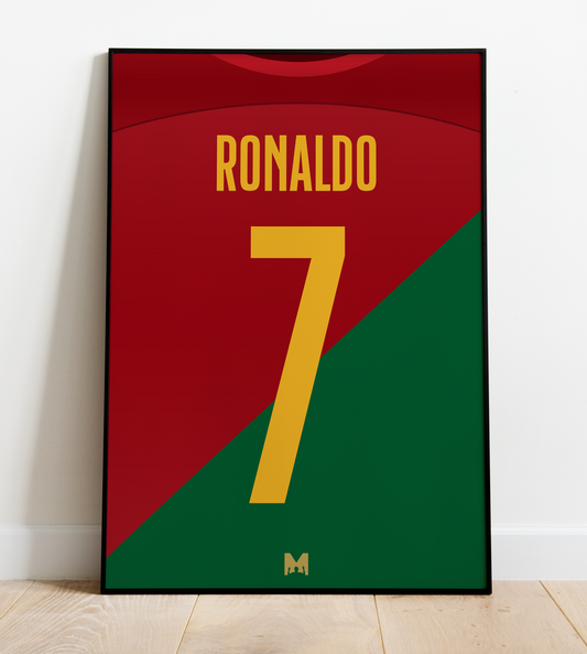 Cristiano Ronaldo Shirt Print - Portugal