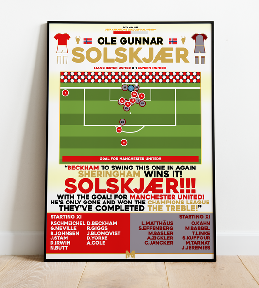 Ole Gunnar Solskjaer Goal vs Bayern Munich (ICONIC) - UEFA Champions League 1998/99 - Manchester United