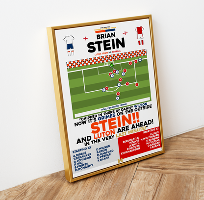 Brian Stein Goal vs Arsenal - League Cup Final 1988 - Luton Town