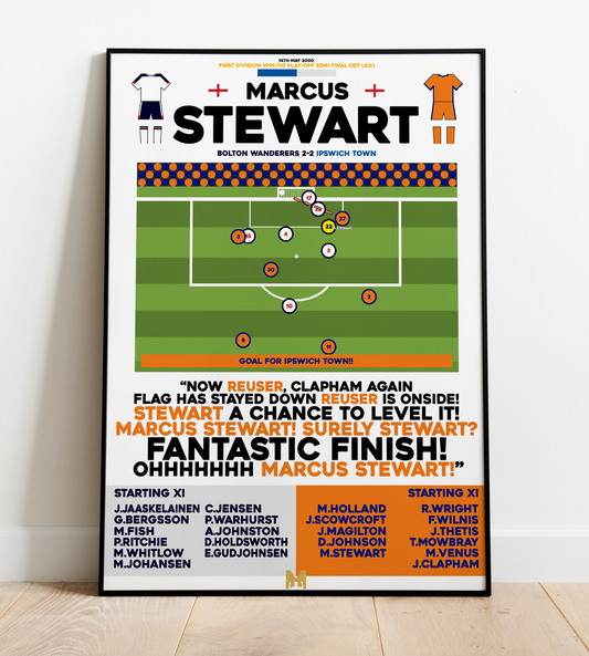 Marcus Stewart 2nd Goal vs Bolton Wanderers - Division 1 Play-Offs 1999/00 - Ipswich Town