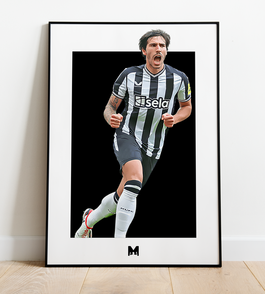 Sandro Tonali Print - Toonali - Newcastle United