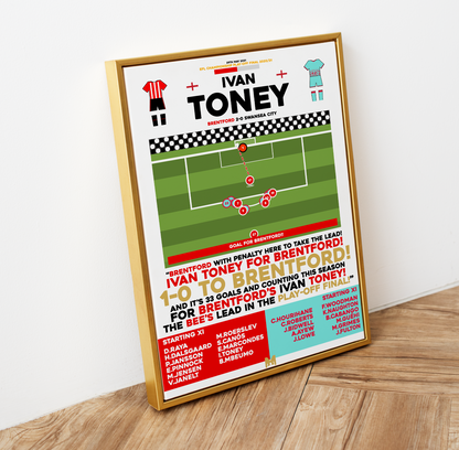 Ivan Toney Goal vs Swansea City - EFL Championship Play-Off Final 2020/21 - Brentford