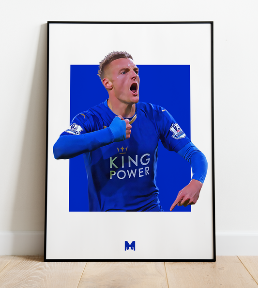 Jamie Vardy Print - It's Eleven, It's Heaven - Leicester City