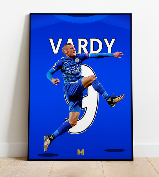 Jamie Vardy Icon Shirt Print - Leicester City