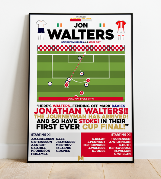 Jon Walters Goal vs Bolton Wanderers - FA Cup Semi-Final 2010/11 - Stoke City