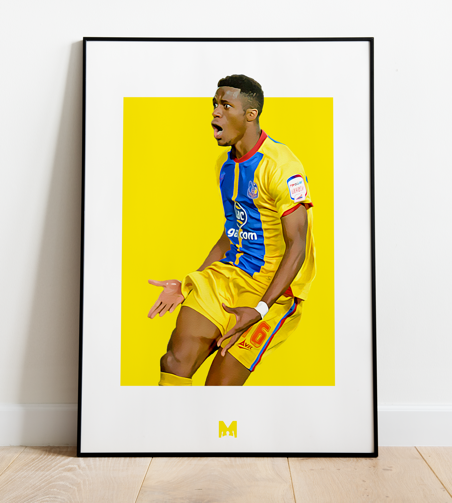 Wilfried Zaha Print - ZAHA, OH YES - Crystal Palace