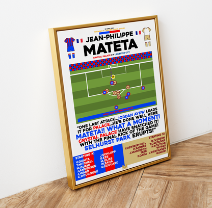 Jean-Philippe Mateta Goal vs Leicester City - Premier League 22/23 - Crystal Palace