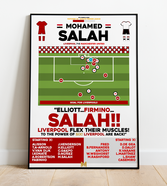 Mohamed Salah 2nd Goal vs Manchester United - Premier League 2022/23 - Liverpool